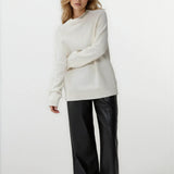 Lauria Wool Blend Knit Sweater