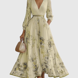 Siena™ - Elegantiška klostuota maxi suknelė