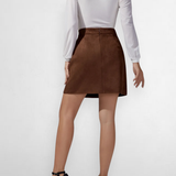 Fiora Faux Suede Mini Skirt