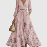 Siena™ - Elegantiška klostuota maxi suknelė