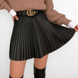 Marlowe Pleated Mini Skirt