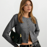 Short Knitted Cardigan
