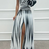Fenna™ - Elegantiška ilga suknelė su vienu petnešu