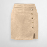 Fiora Faux Suede Mini Skirt