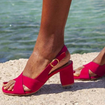 Celeste | Blaue Sommerschuhe Sandalen