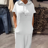 Saskia™ | Kasdienis suknelė su gobtuvu
