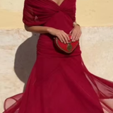 Lady™ - Elegantiška maxi suknelė šventiniams renginiams su V formos iškirpte
