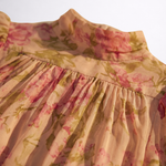 Rosario | Abito Lungo Floreale in Chiffon