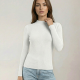 The Sable Mock Neck Top