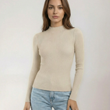 The Sable Mock Neck Top