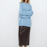 Lauria Wool Blend Knit Sweater