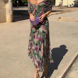 Lady™ - Elegantiška maxi suknelė šventiniams renginiams su V formos iškirpte