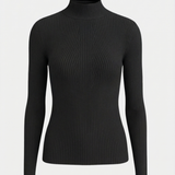 The Sable Mock Neck Top