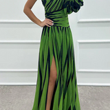 Fenna™ - Elegantiška ilga suknelė su vienu petnešu