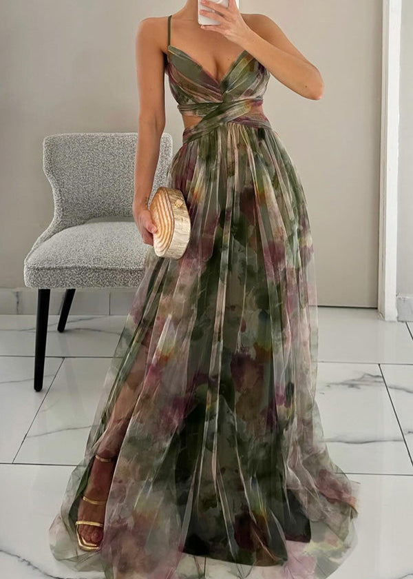 Madeline | Ilga Gėlių Suknelė, suteikianti Be pastangų Eleganciją