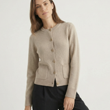 Harlow Wool Knit Cardi
