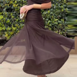 Lady™ - Elegantiška maxi suknelė šventiniams renginiams su V formos iškirpte