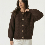 Iris Cable Knit Cardigan