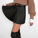 Marlowe Pleated Mini Skirt