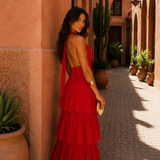 Vestido Manila em vermelho