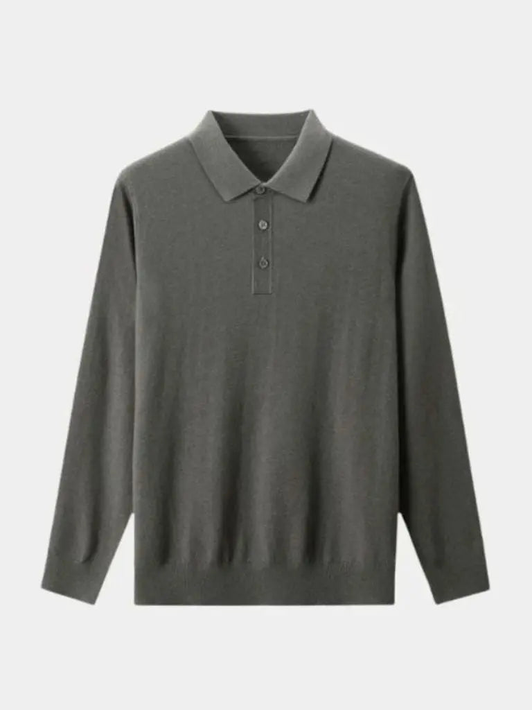 Adrian™ | Vilnonis polo su mygtukais
