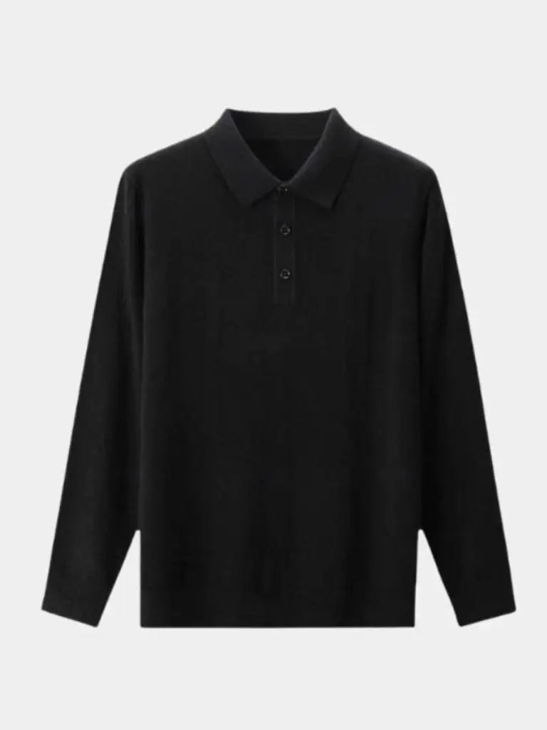 Adrian™ | Vilnonis polo su mygtukais