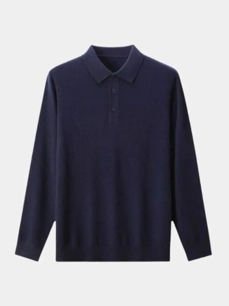 Adrian™ | Vilnonis polo su mygtukais