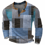 Retro Patchwork Henley