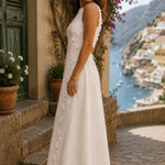 Della | Elegante Abito Maxi Ricamato