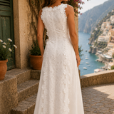 Della | Elegantiška išsiuvinėta maxi suknelė