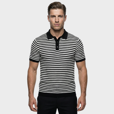 Malthe™ | Klasikinė Dryžuota Polo