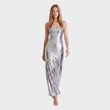 Suknelė „Sparkle Silver“ - Vakarinė versija