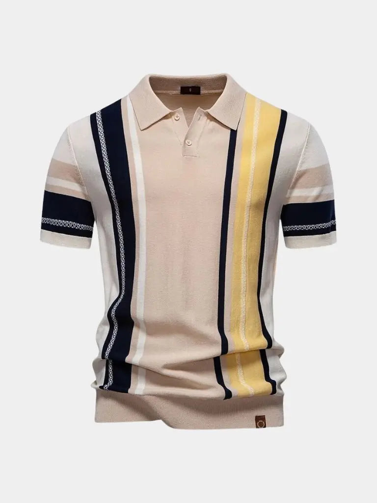 Henrik™ | Šviesiai dryžuotas polo