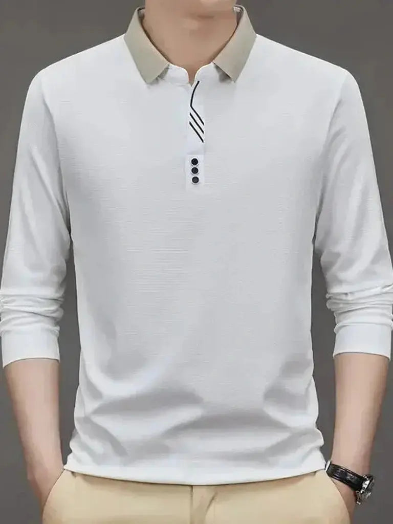René™ | Elegantiška Ilgomis Rankovėmis Polo