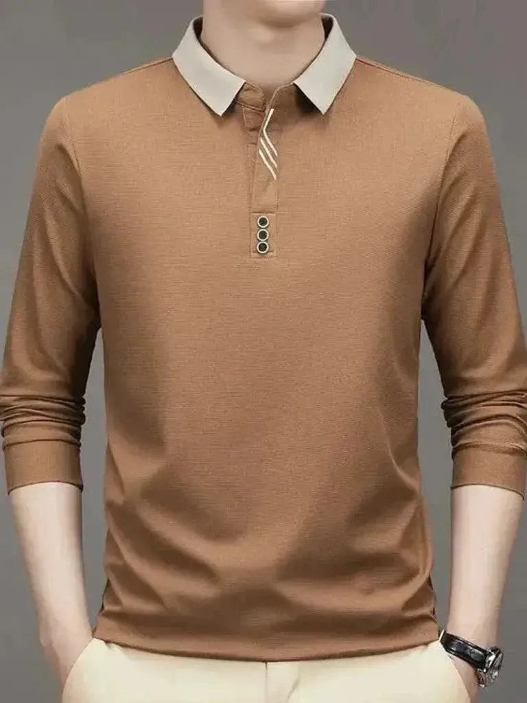 René™ | Elegantiška Ilgomis Rankovėmis Polo