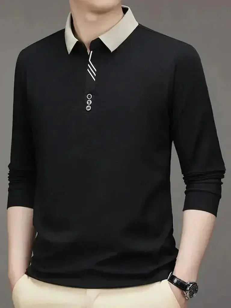 René™ | Elegantiška Ilgomis Rankovėmis Polo