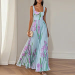 Oriah | Abito Maxi A-Line Floreale