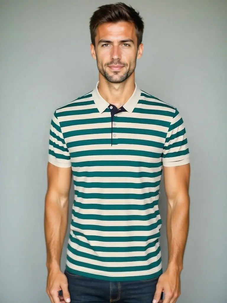 Sten™ | Dryžuotas vasaros polo