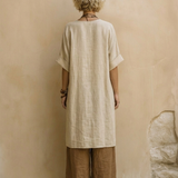 Greta | Ilgas siuvinėtas boho komplektas