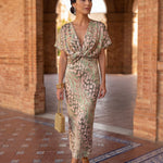 Antonella | Vestito elegante in tessuto leggero e fluido