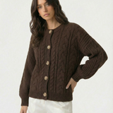 Iris Cable Knit Cardigan