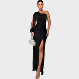 Rasa™ – Elegantiška ilga suknelė vienam peti