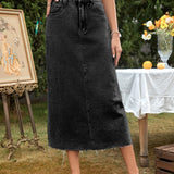 Caris Denim Skirt