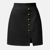 Fiora Faux Suede Mini Skirt