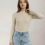 The Sable Mock Neck Top