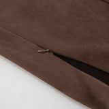 The Kiera Suede Skirt