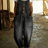 Rocio™ - Mono vaquero casual con hebilla ajustable