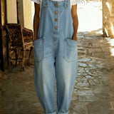 Rocio™ - Mono vaquero casual con hebilla ajustable