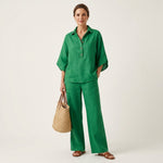 LUCIENNE | LINEN TWO-PIECE SET