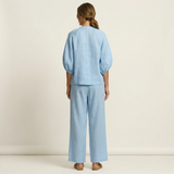AURELIE | ZIPPER-FRONT PUFF SLEEVE SET